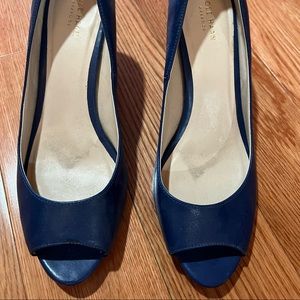 Cole Haan Blue Wedges Size 8.5